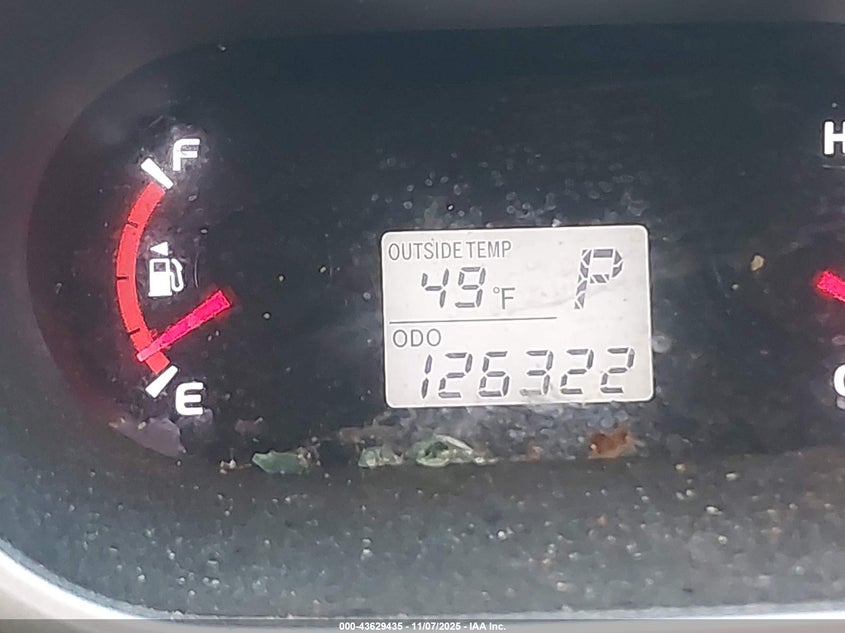 2009 Toyota Matrix VIN: 2T1KU40E99C147887 Lot: 43629435