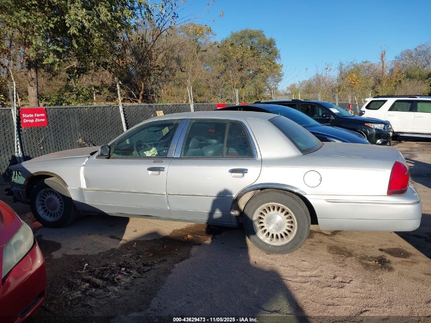 2000 Mercury Grand Marquis Ls VIN: 2MEFM75W7YX634115 Lot: 43629473