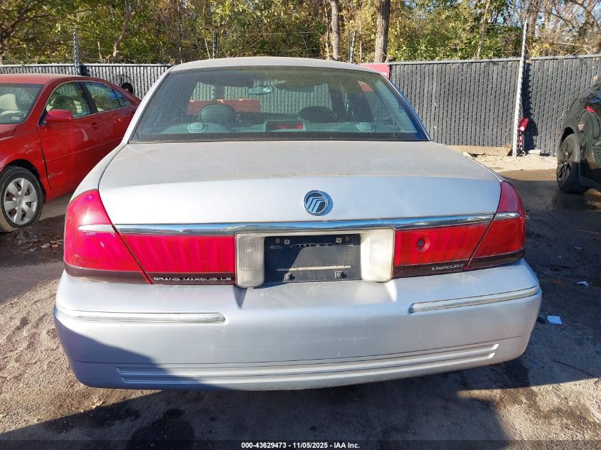 2000 Mercury Grand Marquis Ls VIN: 2MEFM75W7YX634115 Lot: 43629473