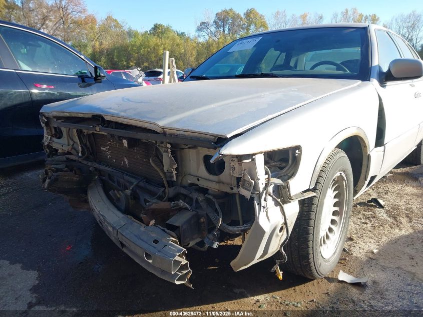 2000 Mercury Grand Marquis Ls VIN: 2MEFM75W7YX634115 Lot: 43629473