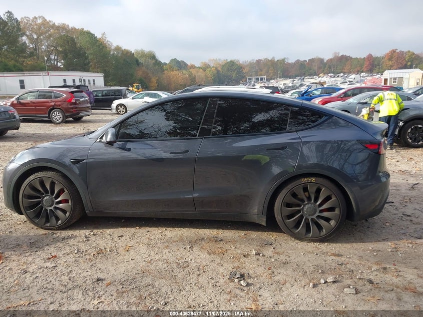 2021 Tesla Model Y Performance Dual Motor All-Wheel Drive VIN: 5YJYGDEFXMF267964 Lot: 43629477
