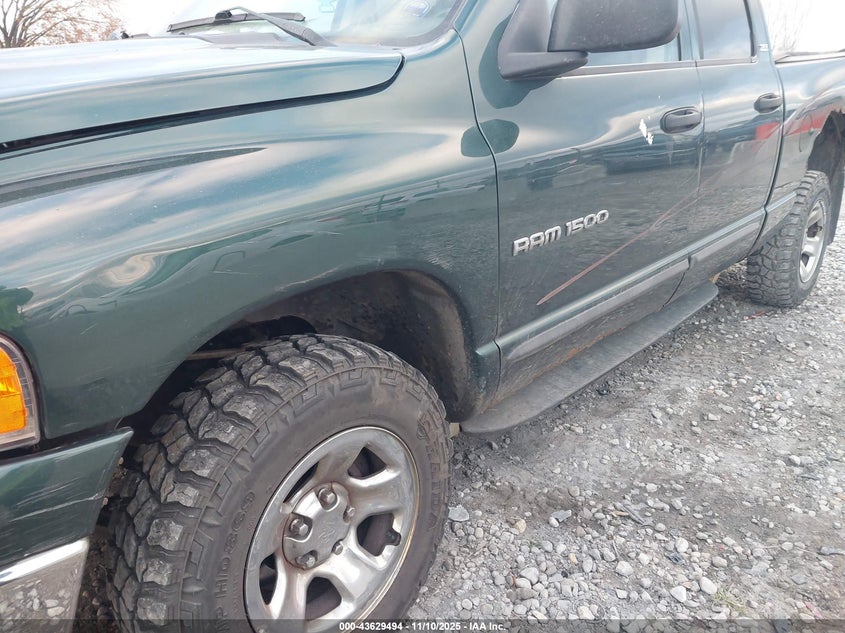 2002 Dodge Ram 1500 St VIN: 3D7HU18N42G115122 Lot: 43629494