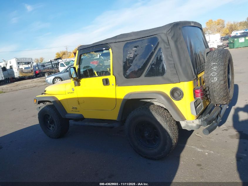 2004 Jeep Wrangler Sport VIN: 1J4FA49S24P774373 Lot: 43629503