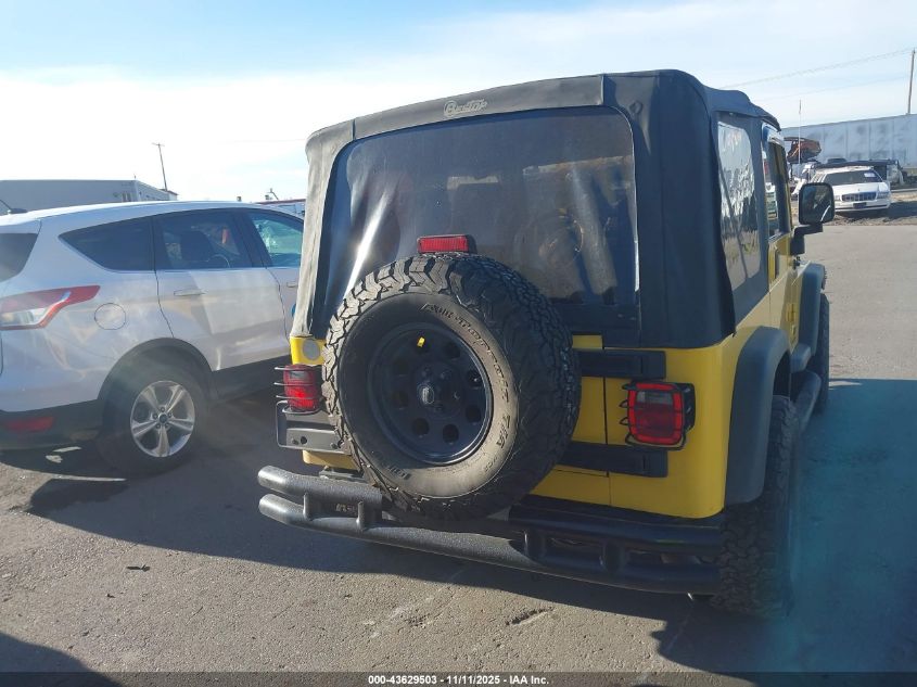 2004 Jeep Wrangler Sport VIN: 1J4FA49S24P774373 Lot: 43629503