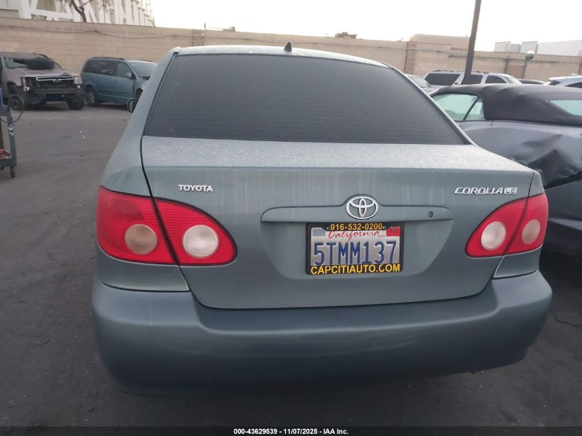 2006 Toyota Corolla Le VIN: 1NXBR32E76Z685877 Lot: 43629539