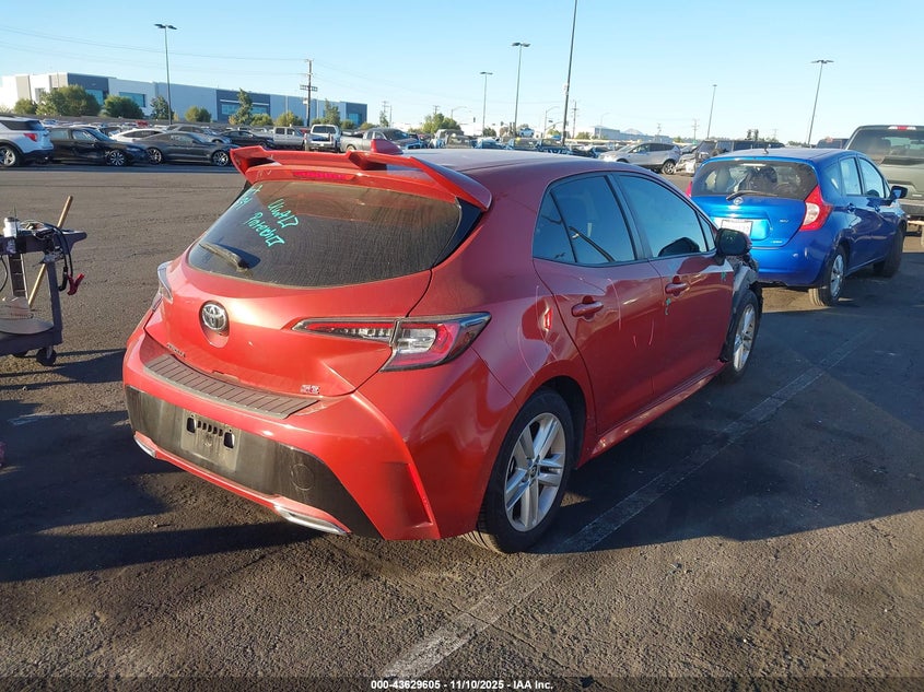 JTNK4RBE1K3035427 2019 TOYOTA COROLLA photo no. 4