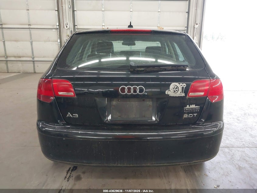 2007 Audi A3 2.0T VIN: WAUNF78P47A193141 Lot: 43629636