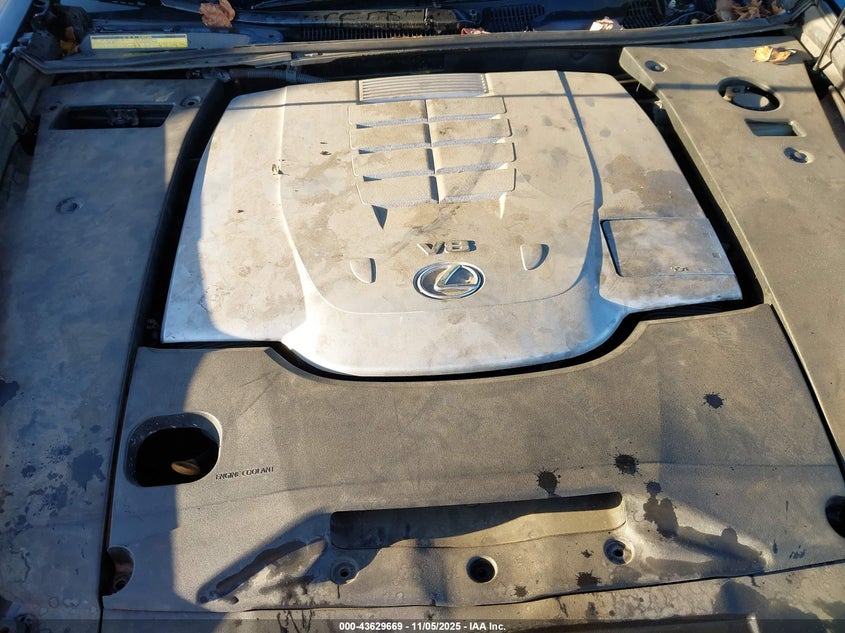 2007 Lexus Ls 460 VIN: JTHBL46F175031143 Lot: 43629669