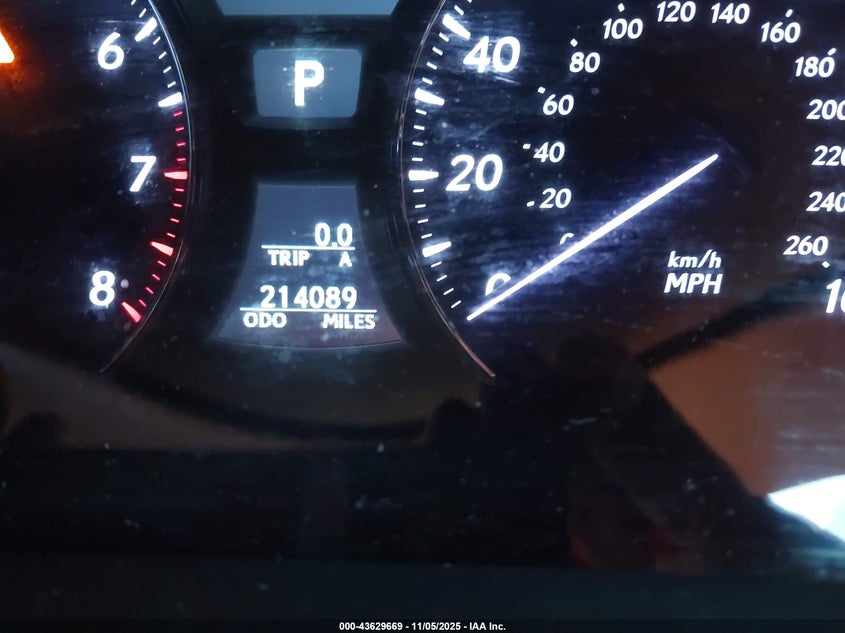 2007 Lexus Ls 460 VIN: JTHBL46F175031143 Lot: 43629669