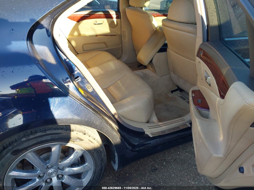 2007 Lexus Ls 460 VIN: JTHBL46F175031143 Lot: 43629669