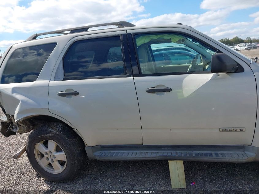 2008 Ford Escape Xlt VIN: 1FMCU03118KA59396 Lot: 43629670