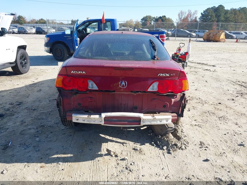 2002 Acura Rsx Type S VIN: JH4DC53012C001403 Lot: 43629682
