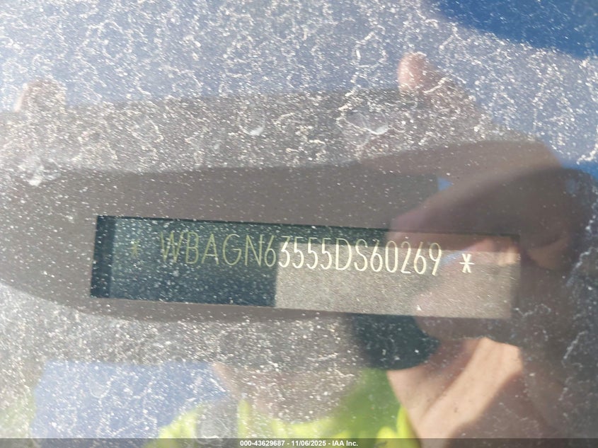 2005 BMW 745Li VIN: WBAGN63555DS60269 Lot: 43629687