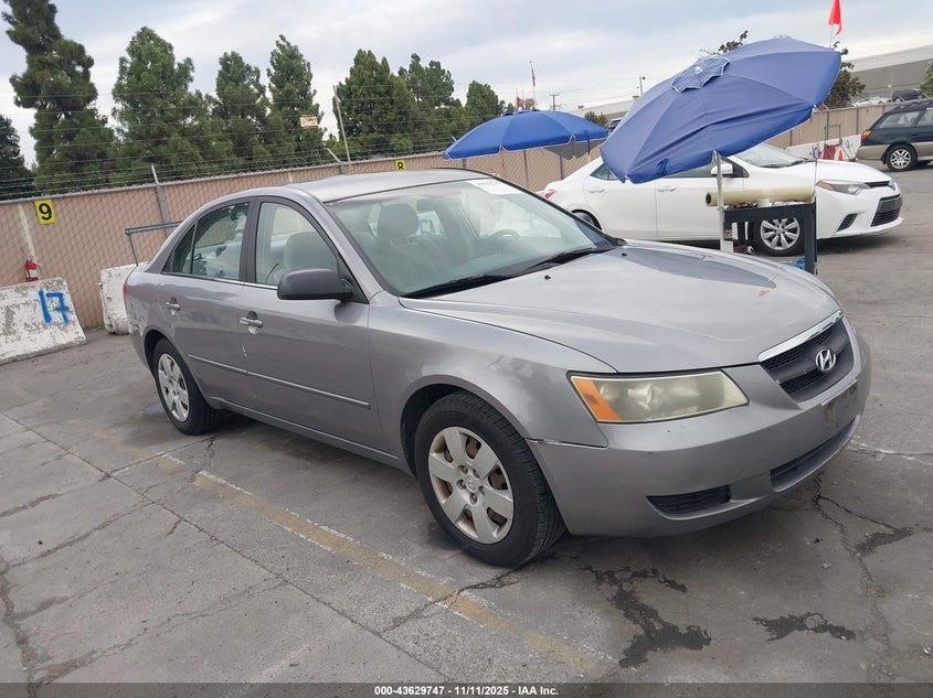 5NPET46CX7H233340 2007 Hyundai Sonata Gls auction photo 1