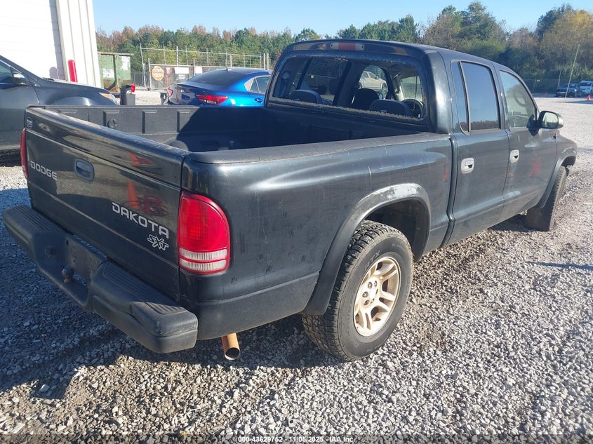 1D7HL38N14S789626 2004 DODGE DAKOTA photo no. 4