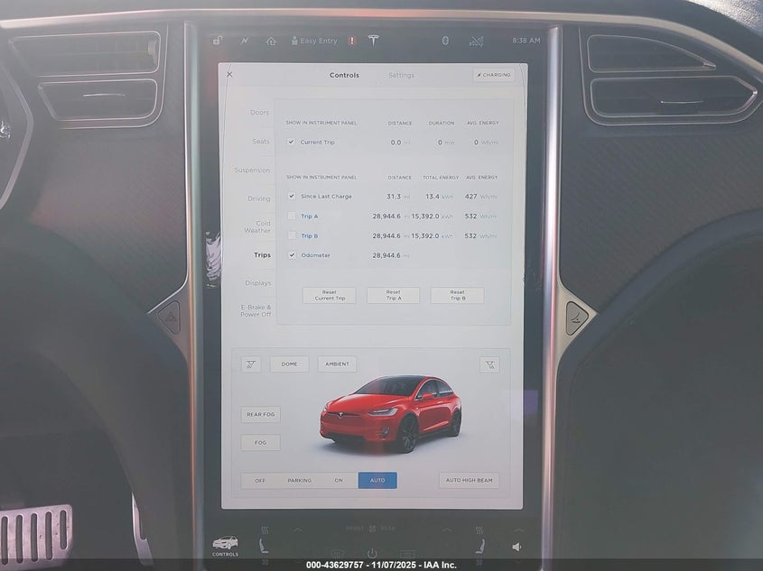 2016 Tesla Model X 60D/P100D/P90D VIN: 5YJXCAE49GF000369 Lot: 43629757