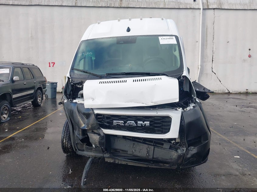 2022 Ram Promaster 2500 High Roof 159 Wb VIN: 3C6LRVDG6NE128644 Lot: 43629800