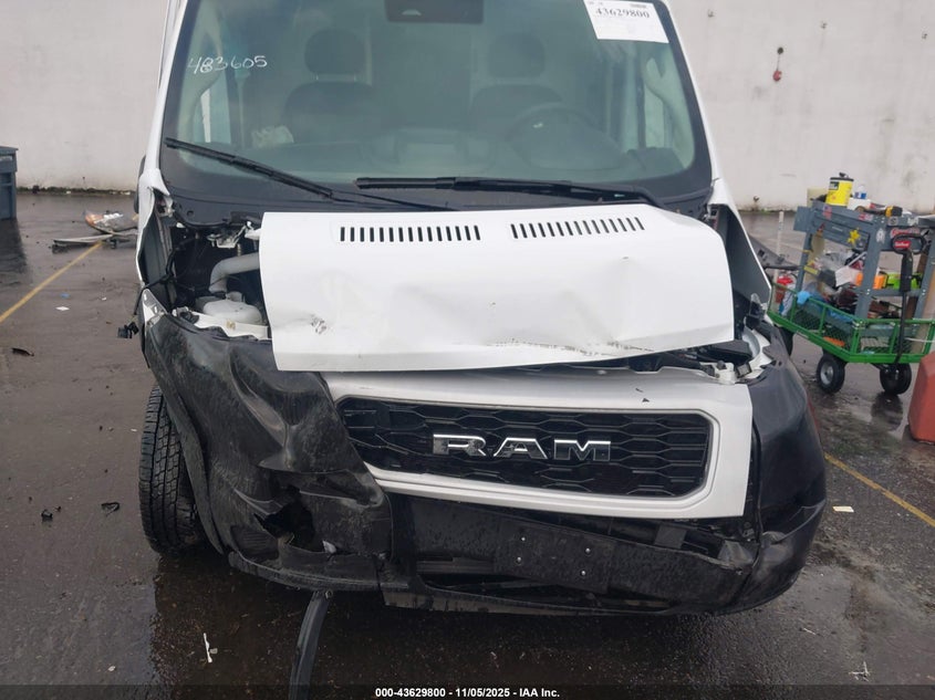 2022 Ram Promaster 2500 High Roof 159 Wb VIN: 3C6LRVDG6NE128644 Lot: 43629800