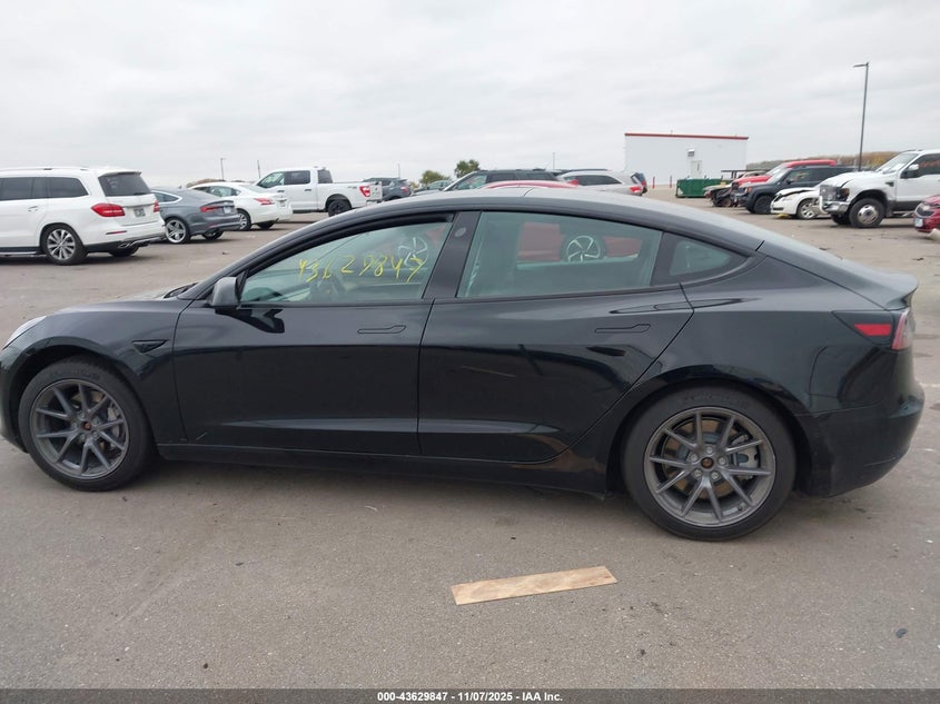 2022 Tesla Model 3 Long Range Dual Motor All-Wheel Drive VIN: 5YJ3E1EB4NF178971 Lot: 43629847