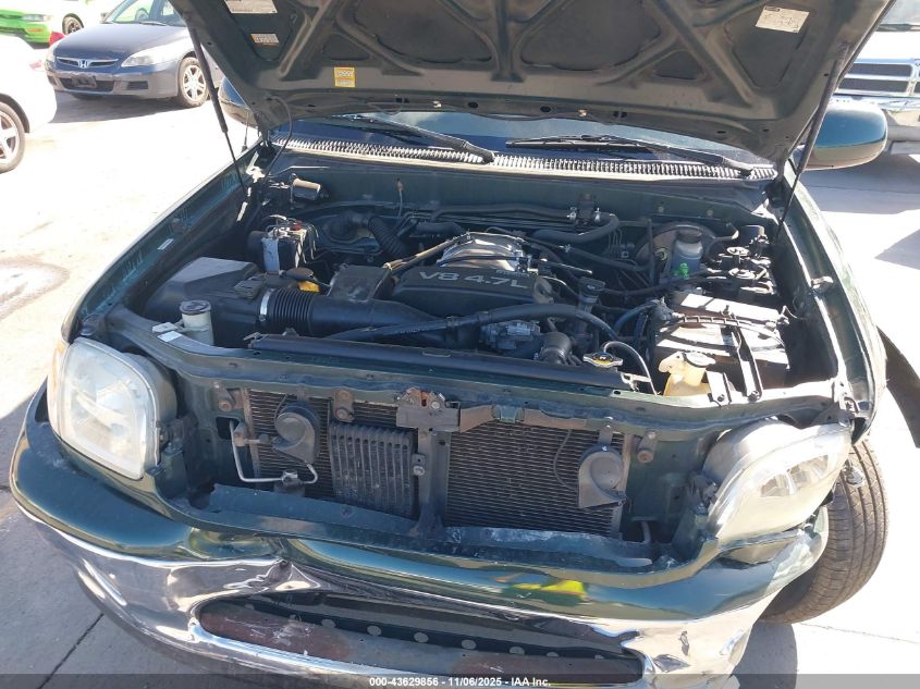 2002 Toyota Tundra Ltd V8 VIN: 5TBRT381X2S255728 Lot: 43629856