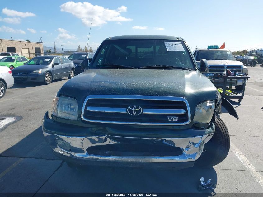 2002 Toyota Tundra Ltd V8 VIN: 5TBRT381X2S255728 Lot: 43629856
