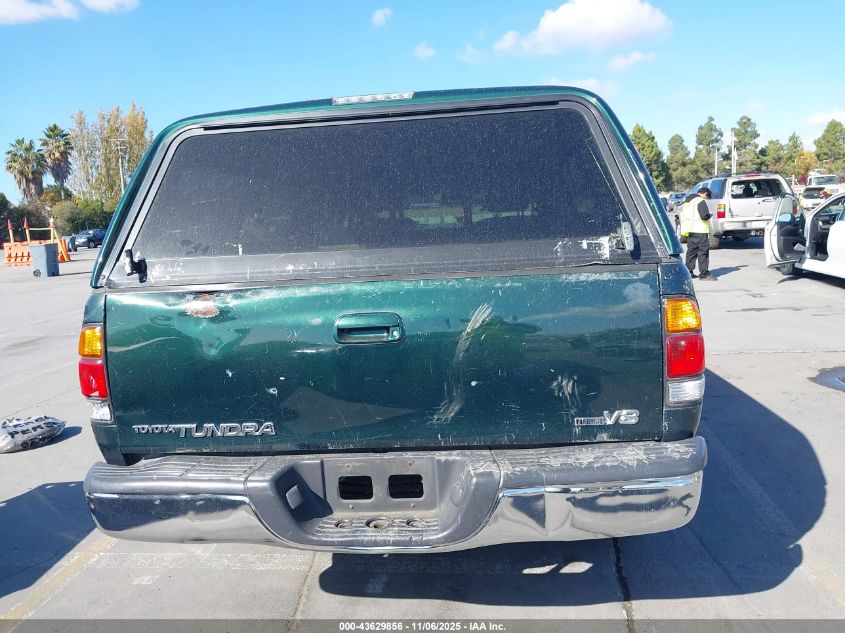 2002 Toyota Tundra Ltd V8 VIN: 5TBRT381X2S255728 Lot: 43629856