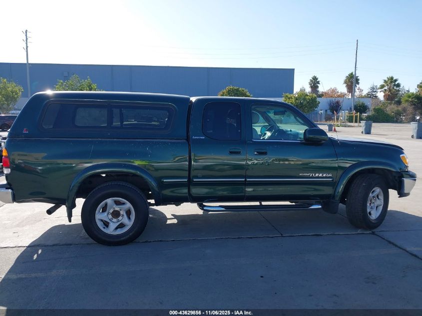 2002 Toyota Tundra Ltd V8 VIN: 5TBRT381X2S255728 Lot: 43629856