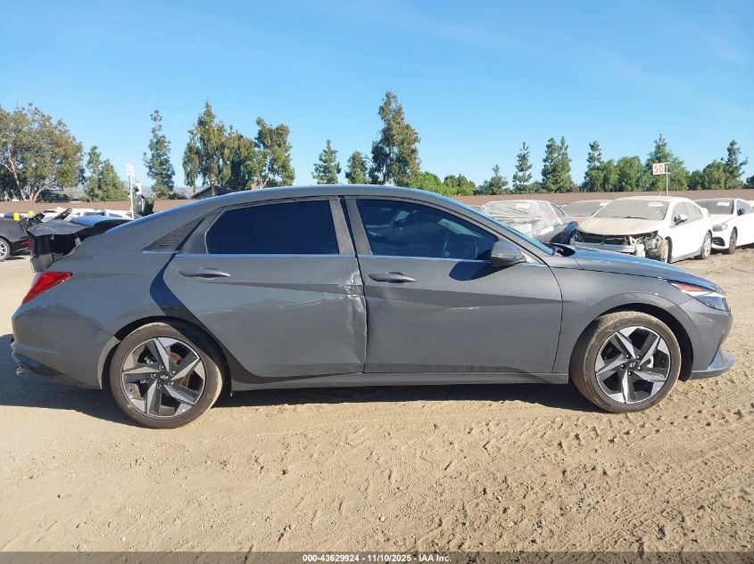 2023 Hyundai Elantra Hybrid Limited VIN: KMHLN4AJ6PU088872 Lot: 43629924