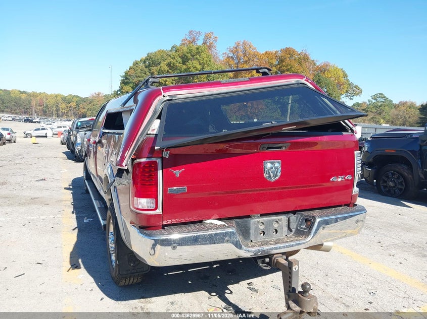 2013 RAM 2500 LARAMIE - 3C6UR5KL0DG560492