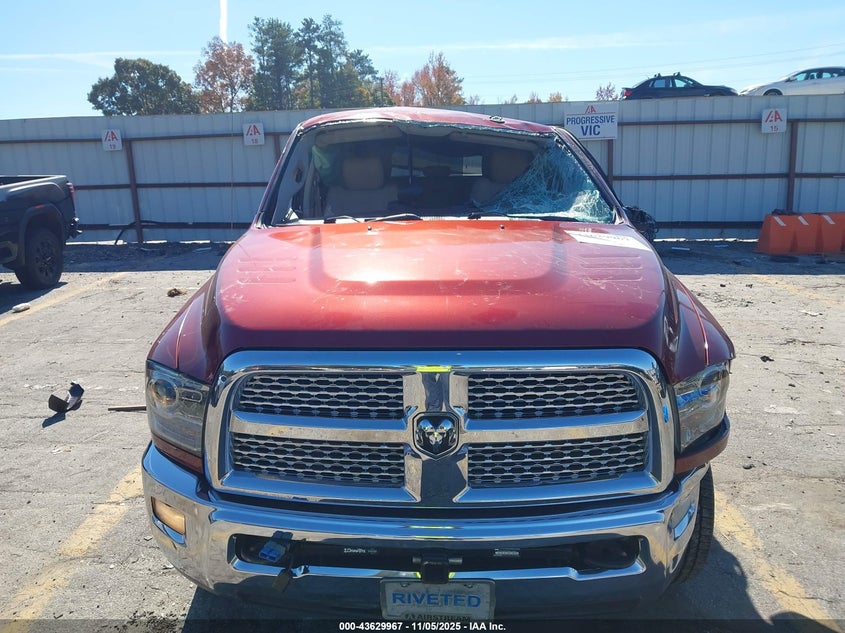 2013 RAM 2500 LARAMIE - 3C6UR5KL0DG560492