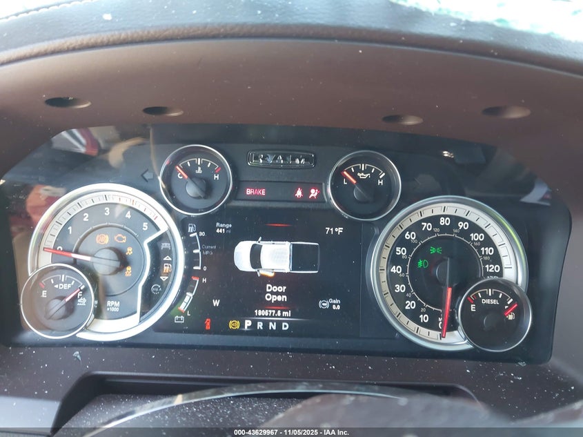 2013 RAM 2500 LARAMIE - 3C6UR5KL0DG560492