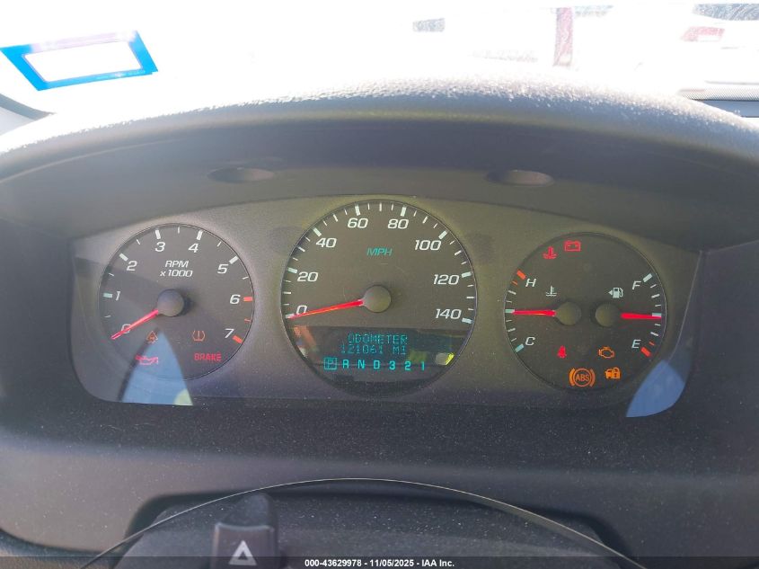 2011 Chevrolet Impala Ls VIN: 2G1WF5EK8B1305729 Lot: 43629978