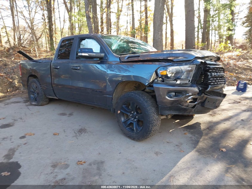 2022 RAM 1500 BIG HORN  4X4 6'4 BOX - 1C6SRFBT5NN407466