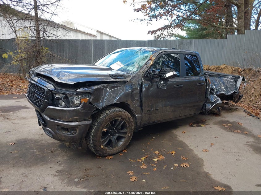 2022 RAM 1500 BIG HORN  4X4 6'4 BOX - 1C6SRFBT5NN407466
