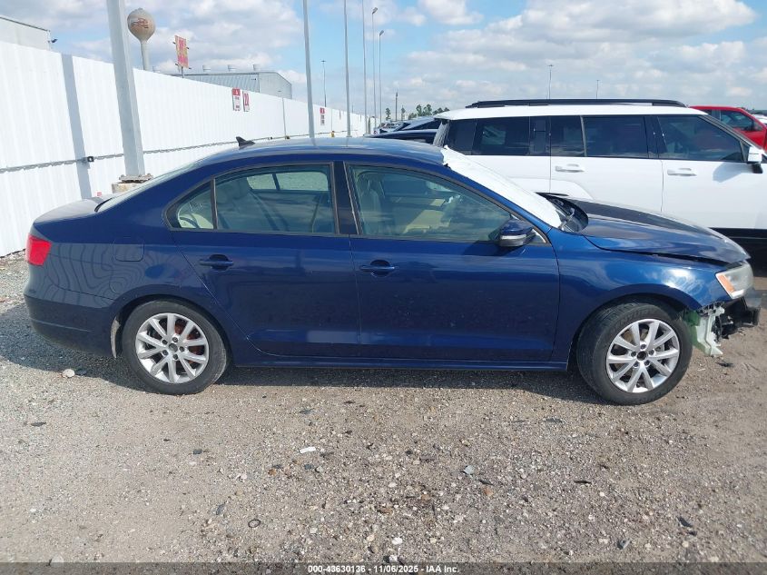 2011 Volkswagen Jetta 2.5L Se VIN: 3VWDX7AJ5BM026524 Lot: 43630136