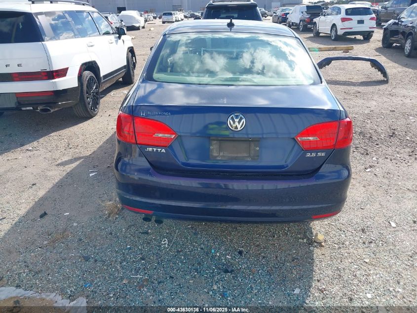 2011 Volkswagen Jetta 2.5L Se VIN: 3VWDX7AJ5BM026524 Lot: 43630136