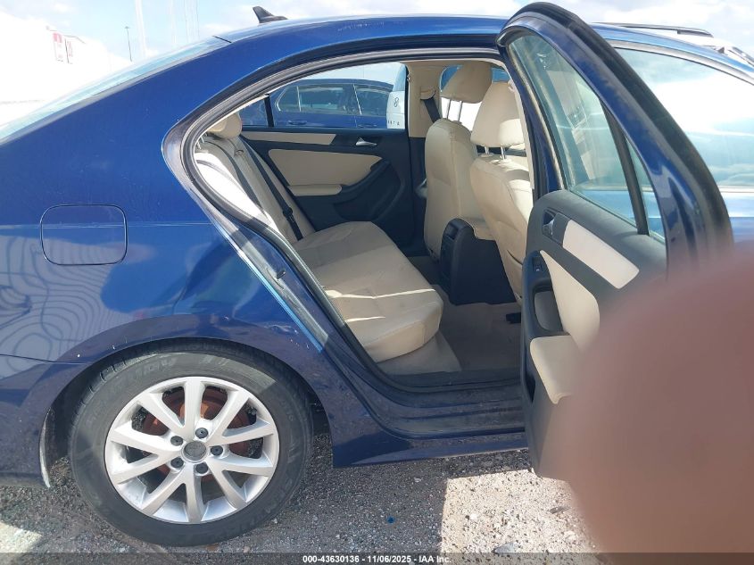 2011 Volkswagen Jetta 2.5L Se VIN: 3VWDX7AJ5BM026524 Lot: 43630136