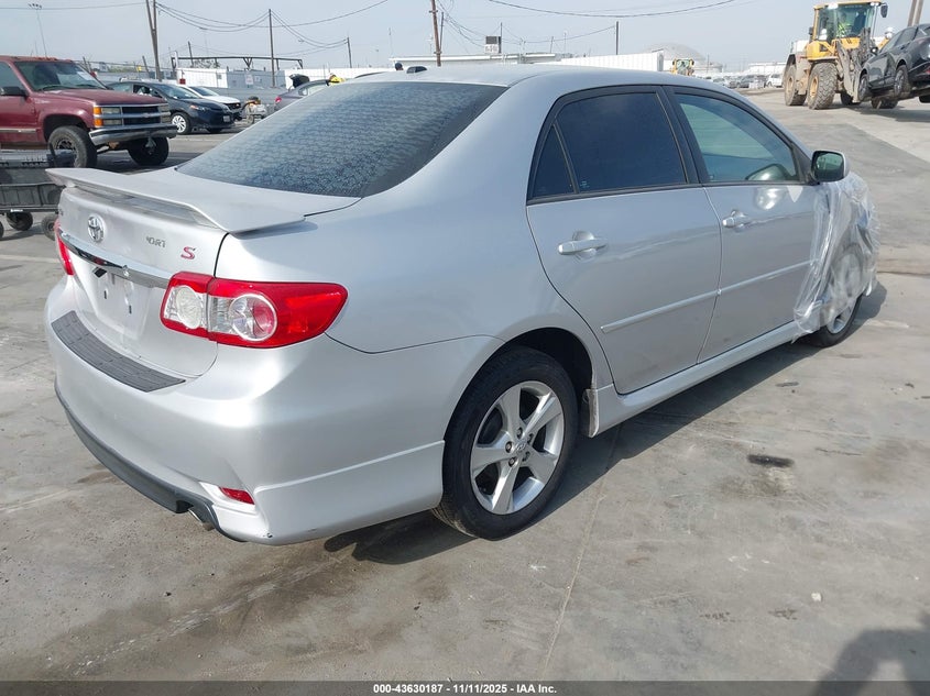 Vin: 2t1bu4ee2cc874773, lot: 44125317, toyota corolla s/le 20124