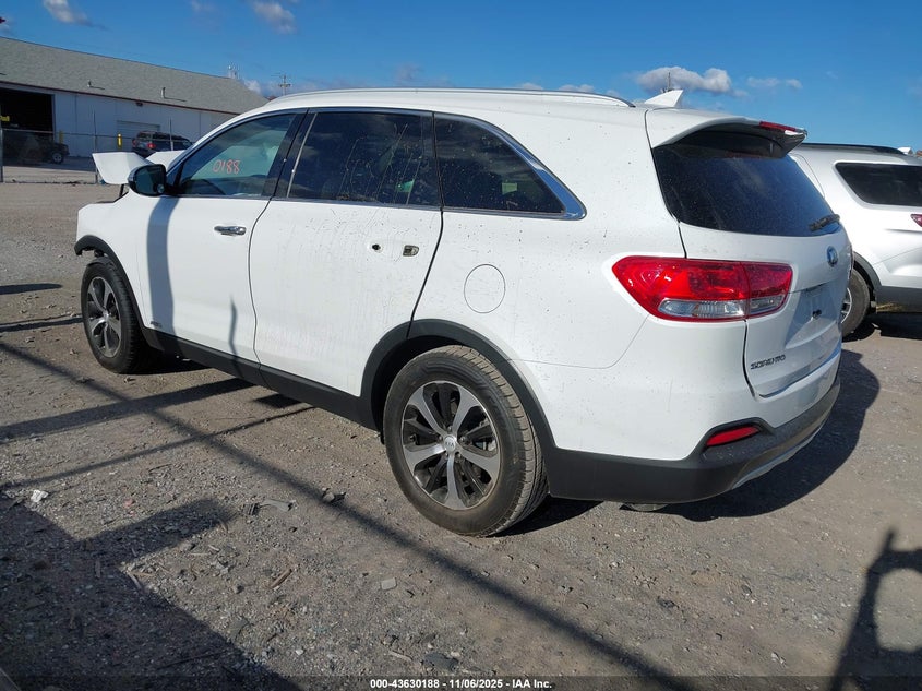 2017 Kia Sorento 2.0T Ex VIN: 5XYPHDA13HG239750 Lot: 43630188