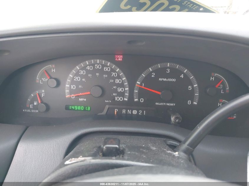 2000 Ford F-150 Lariat/Work Series/Xl/Xlt VIN: 1FTRX18L3YNA21544 Lot: 43630211