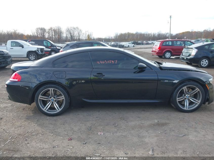 2008 BMW M6 VIN: WBSEH93548CY24516 Lot: 43630237
