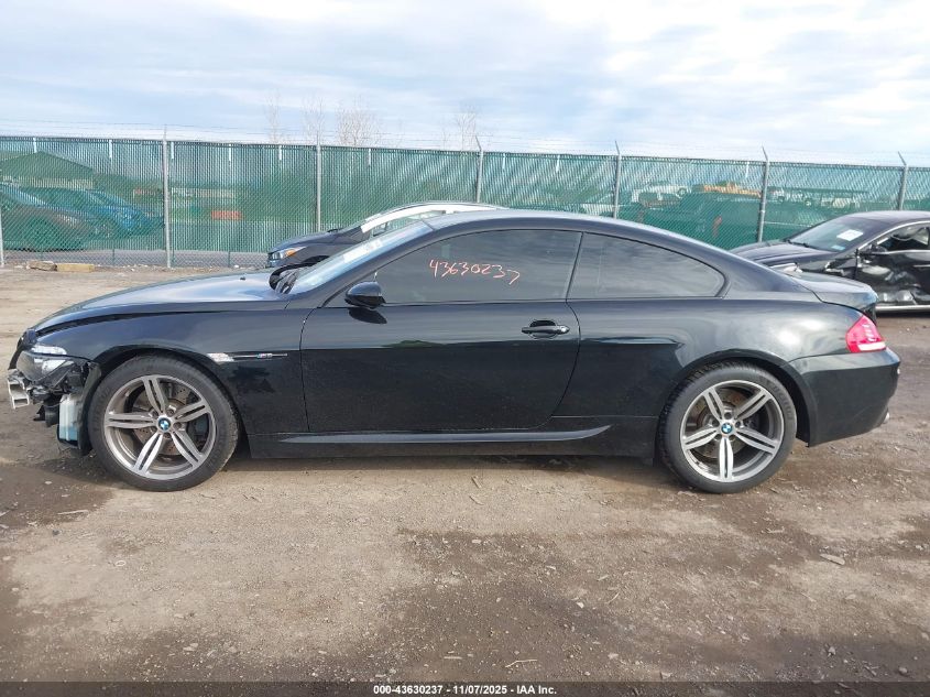 2008 BMW M6 VIN: WBSEH93548CY24516 Lot: 43630237