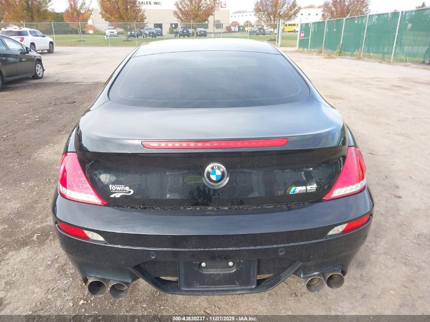 2008 BMW M6 VIN: WBSEH93548CY24516 Lot: 43630237