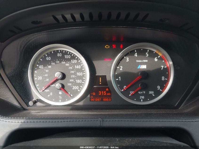 2008 BMW M6 VIN: WBSEH93548CY24516 Lot: 43630237