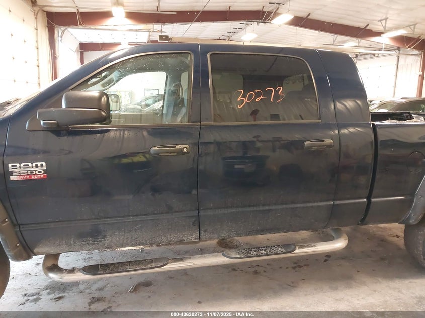 2009 Dodge Ram 2500 Sxt/Slt VIN: 3D7KS29T39G536290 Lot: 43630273