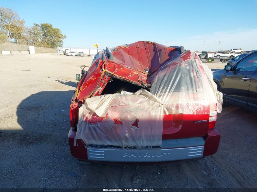 2008 Jeep Patriot Limited VIN: 1J8FF48W78D639563 Lot: 43630282