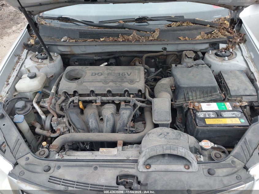 2009 Kia Optima Lx VIN: KNAGE228295338303 Lot: 43630296