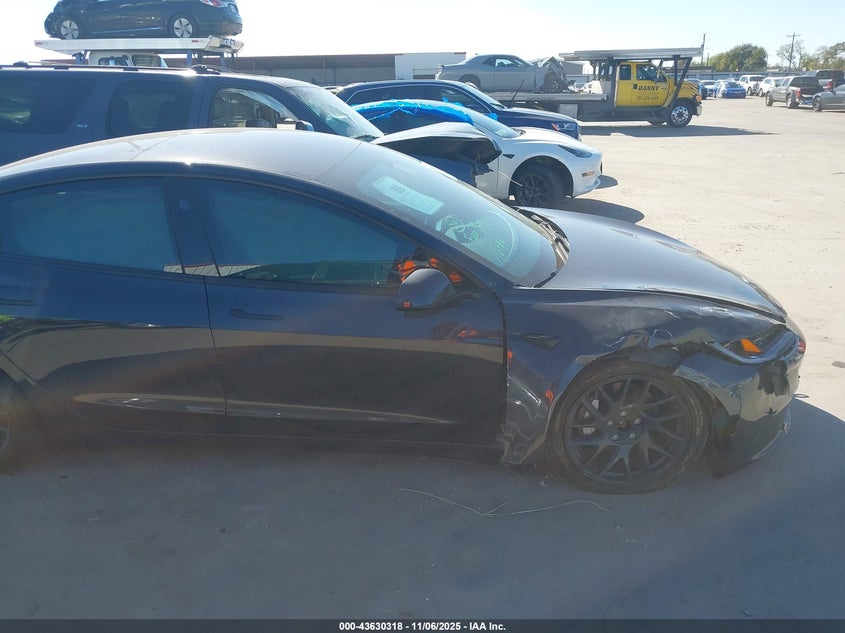 2024 Tesla Model 3 Long Range Dual Motor All-Wheel Drive VIN: 5YJ3E1EB6RF728869 Lot: 43630318