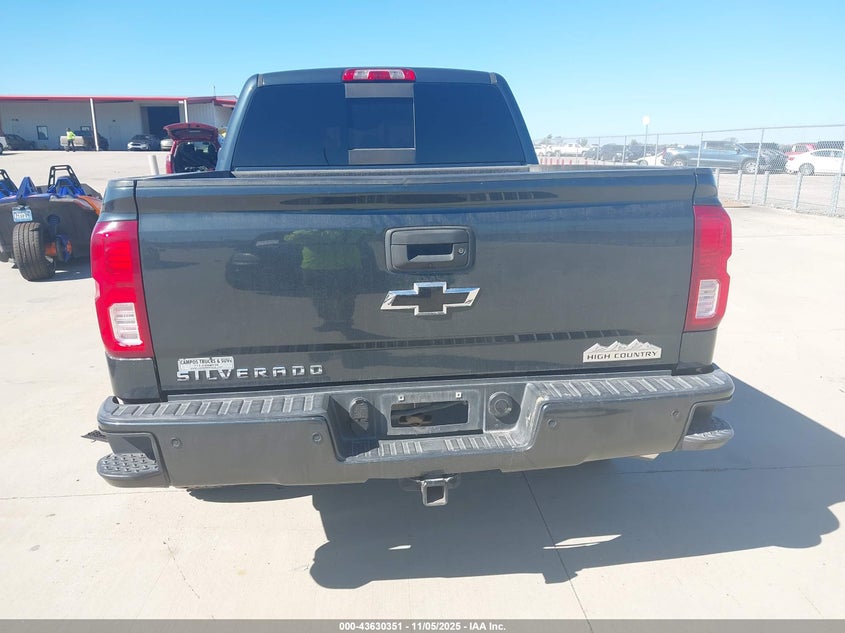 2018 CHEVROLET SILVERADO 1500 HIGH COUNTRY - 3GCPCTEJ5JG444433