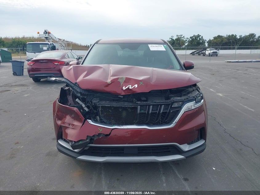 2022 KIA CARNIVAL MPV EX KNDNC5H33N6104348